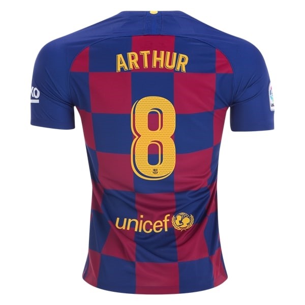 Camiseta Barcelona NO.8 Arthur 2ª 2019/20 Amarillo